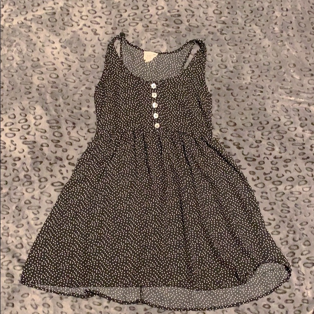 COPY - Polka dot black and white float dress!